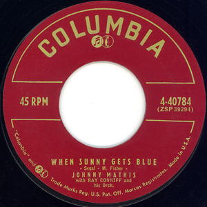 1956JohnnyMathisWhenSunnyGetsBlue