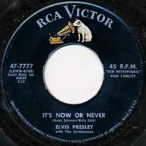 1960ElviPresleyItsNowOrNever