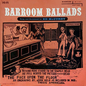 Barroom Ballads Ed McCurdy