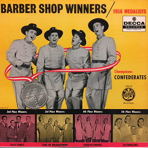 ConferderatesBarberShopWinners1956Medalists