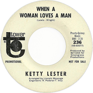 KittyLesterWhenAWomanLovesAMan1966