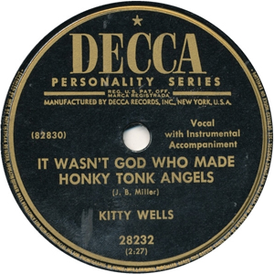 KittyWellsItWasntGodWhoMade1952