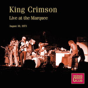 Marquee Club King Crimson 71