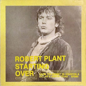Starting Over Robert Plant