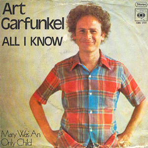 Webb All I Know Art Garfunkel