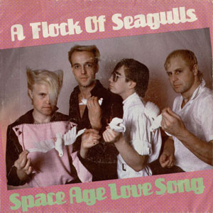 bird band flock of seagulls space age
