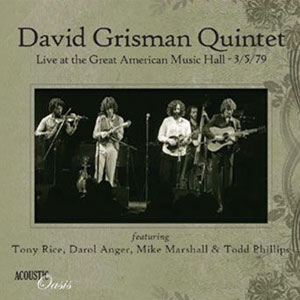 david grisman quintet live 1979