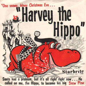 harvey the hippo christmas snow plow
