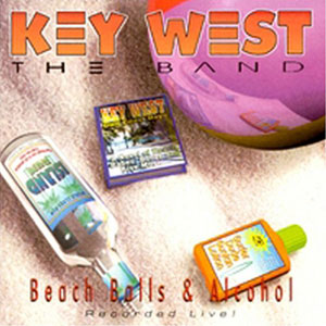 key west band beach balls alcohol