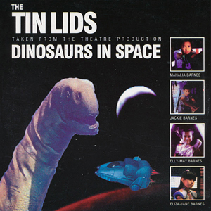 kids Tin Lids Dinosaurs In Space