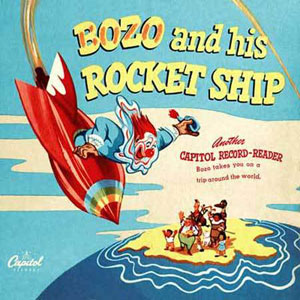 kids tv bozo and his rocket ship