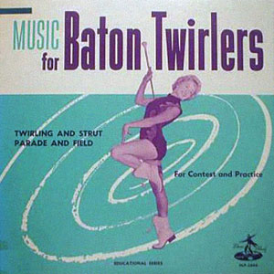 majorette music baton twirlers