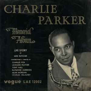 memorial album charlie parker