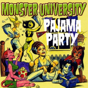 pajama party monster university