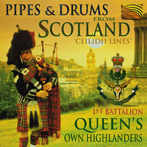 pipes drums scotland queens highlanders