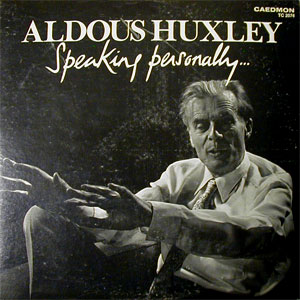 speaking personally aldous huxley