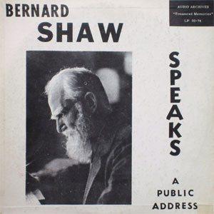 speaks bernard shaw public