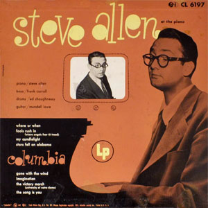 steve allen at the piano