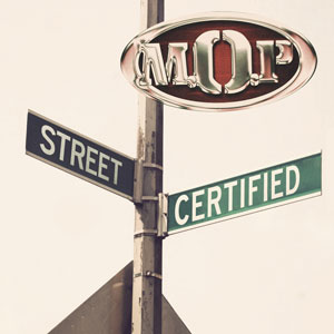 street sign certified mop